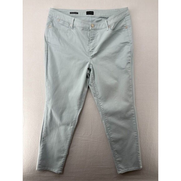 Women's Talbot Light Blue Slim Ankle  Denim Jeans Size 16W - Picture 1 of 4